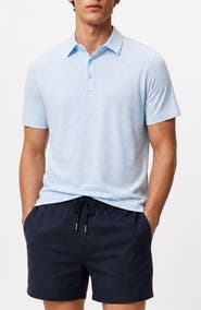 Onia Cotton Slub Knit Polo