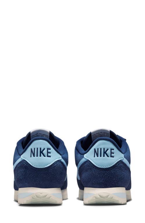 Nike Cortez Suede Sneaker In Blue