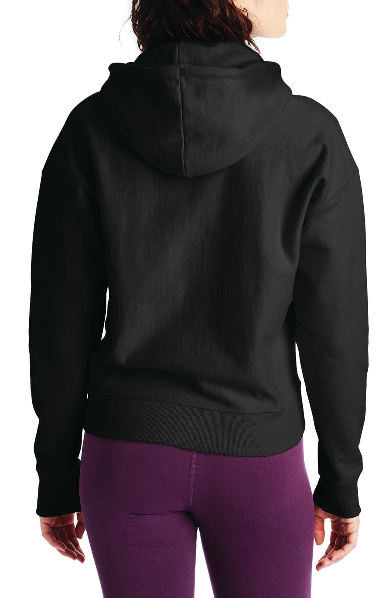 Champion Reverse Weave<sup>®</sup> Logo Drawstring Hoodie, Alternate, color,