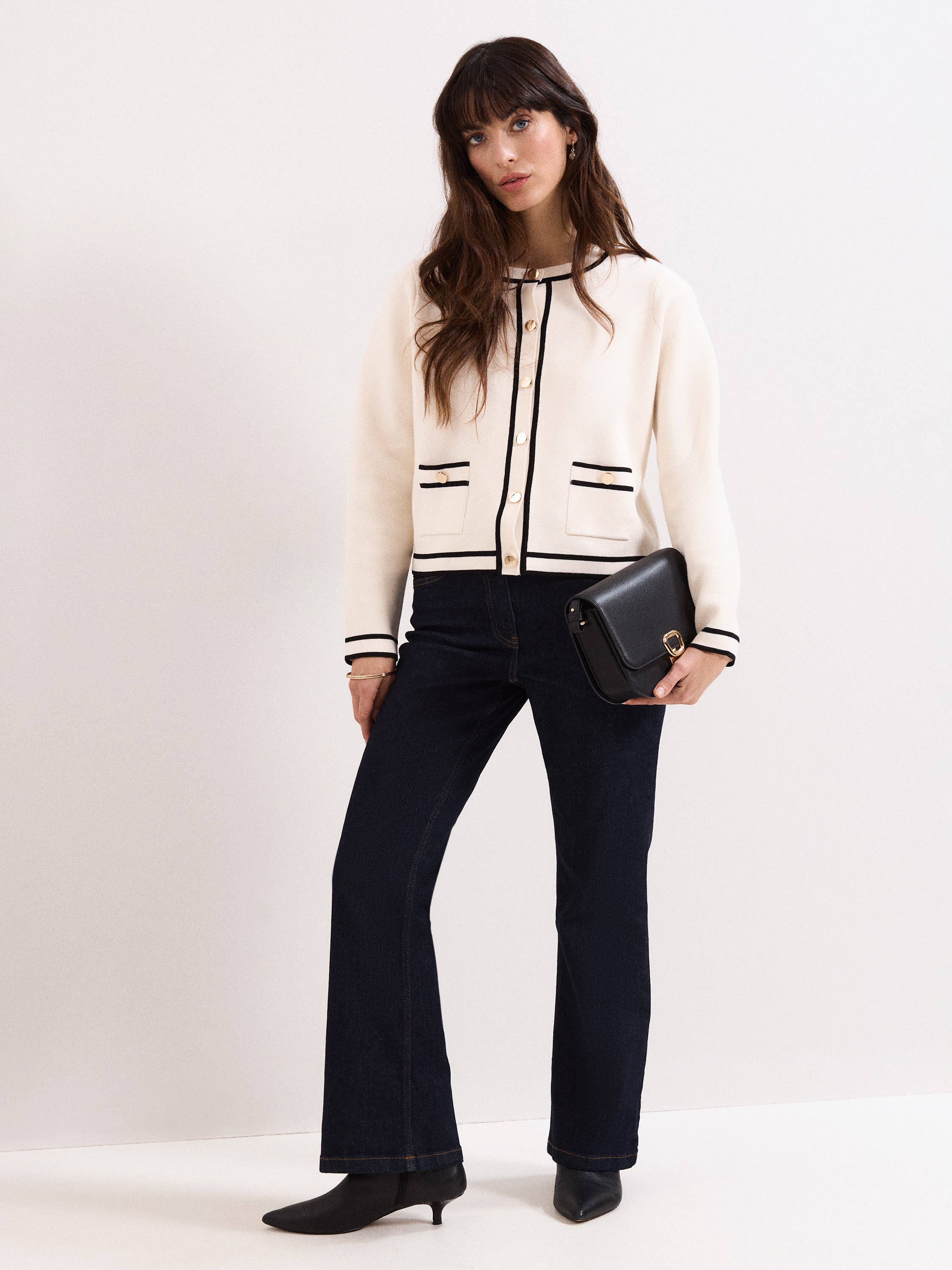 Lola Button-Front Knit Cardigan - image 2