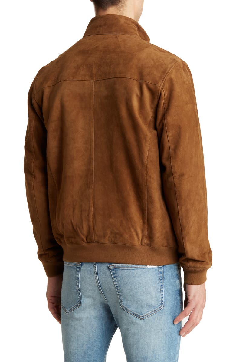 Slate & Stone Suede Racer Jacket, Alternate, color, 