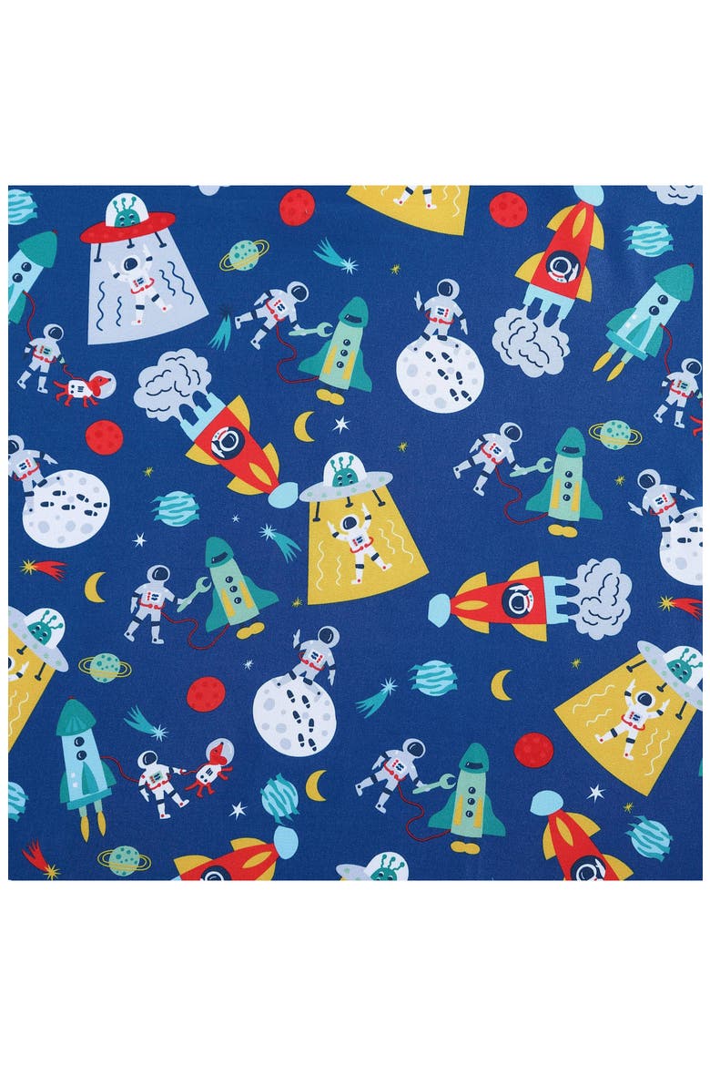 Space Print Microfiber Sheet Set, Alternate, color, BLUE