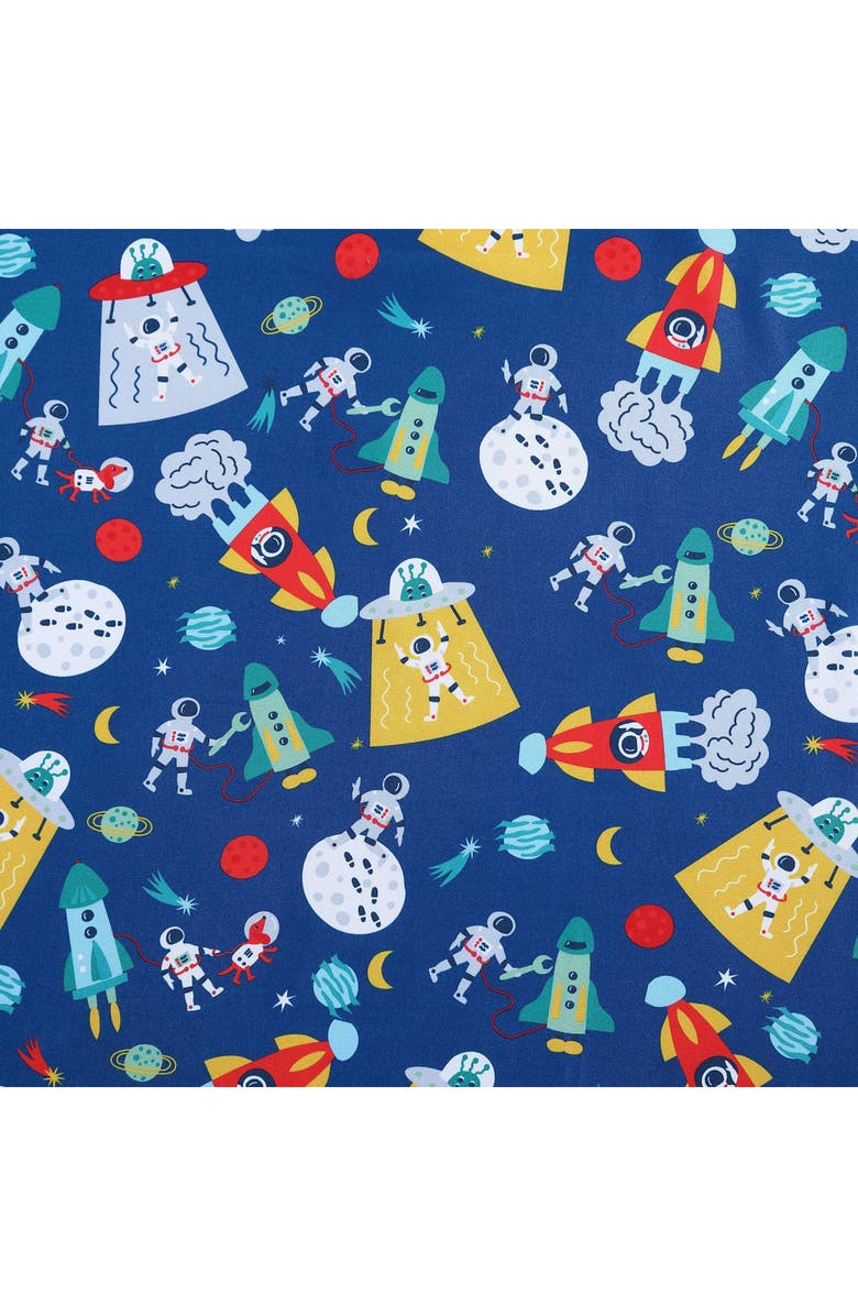 POPPY AND FRITZ Space Print Microfiber Sheet Set, Alternate, color, Blue