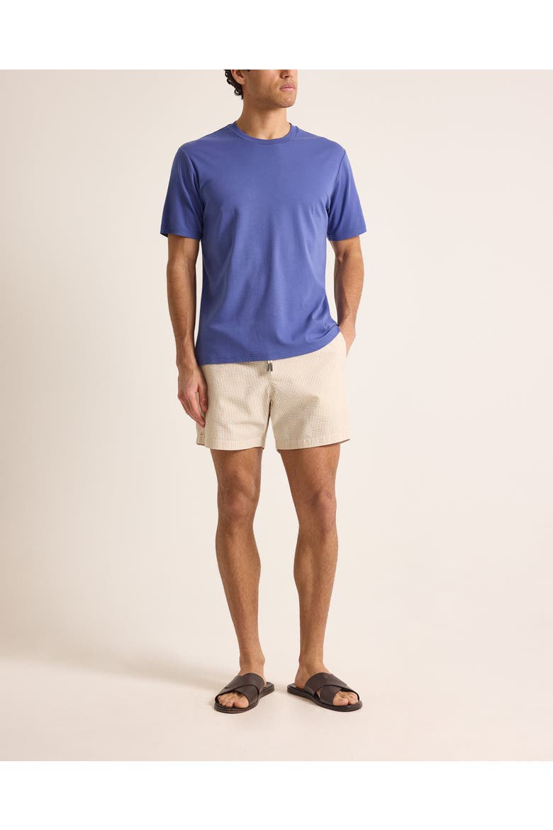 Ob Standard Easy Fit Interlock Cotton Jersey T-Shirt, Main, color, NIGHTFALL BLUE