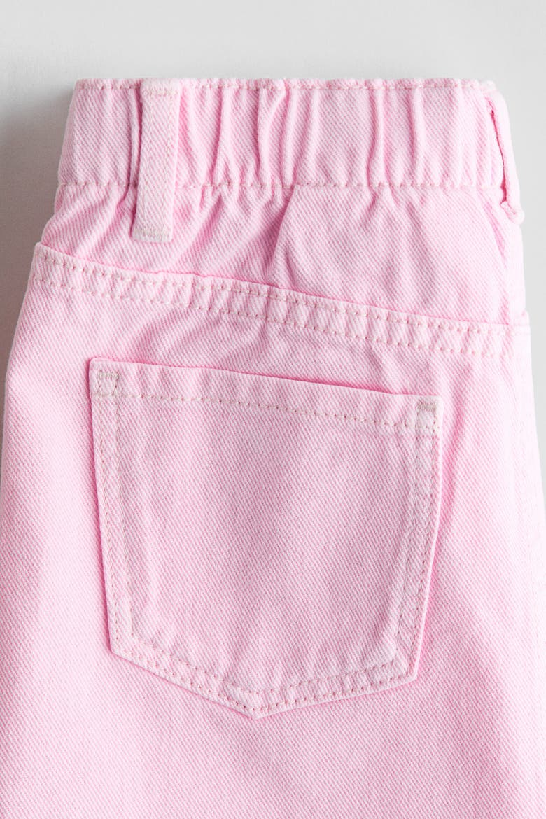 Denim Skirt, Alternate, color, Light pink