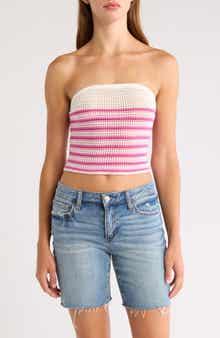 PacSun Great Open Stitch Tube Top