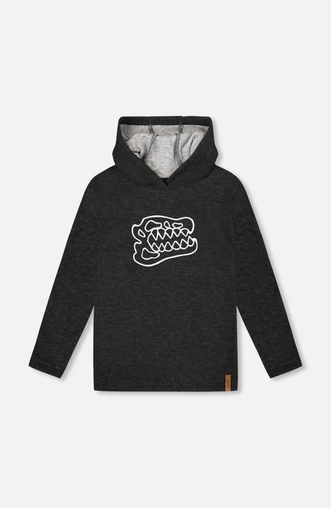 Long Sleeve Super Soft Brushed Jersey Hooded Sweatshirt (Toddler & Little Kid)