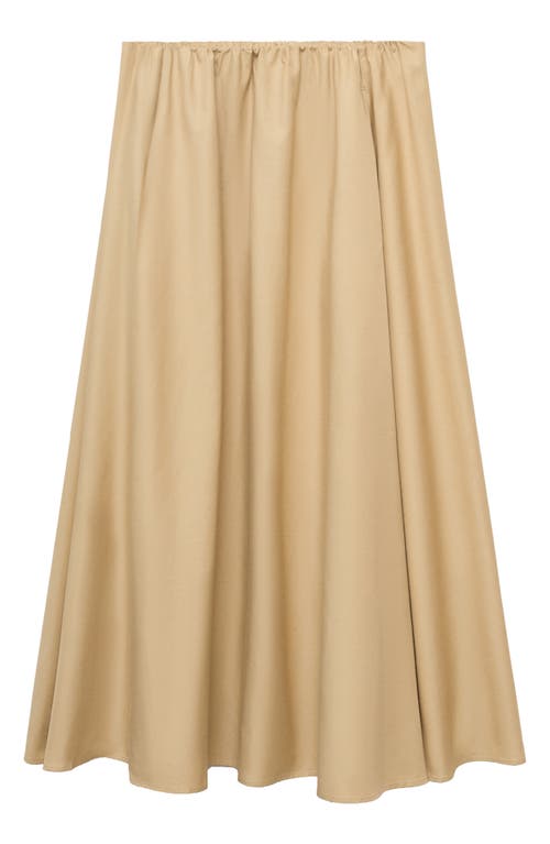 Mango Cotton Blend Maxi Skirt