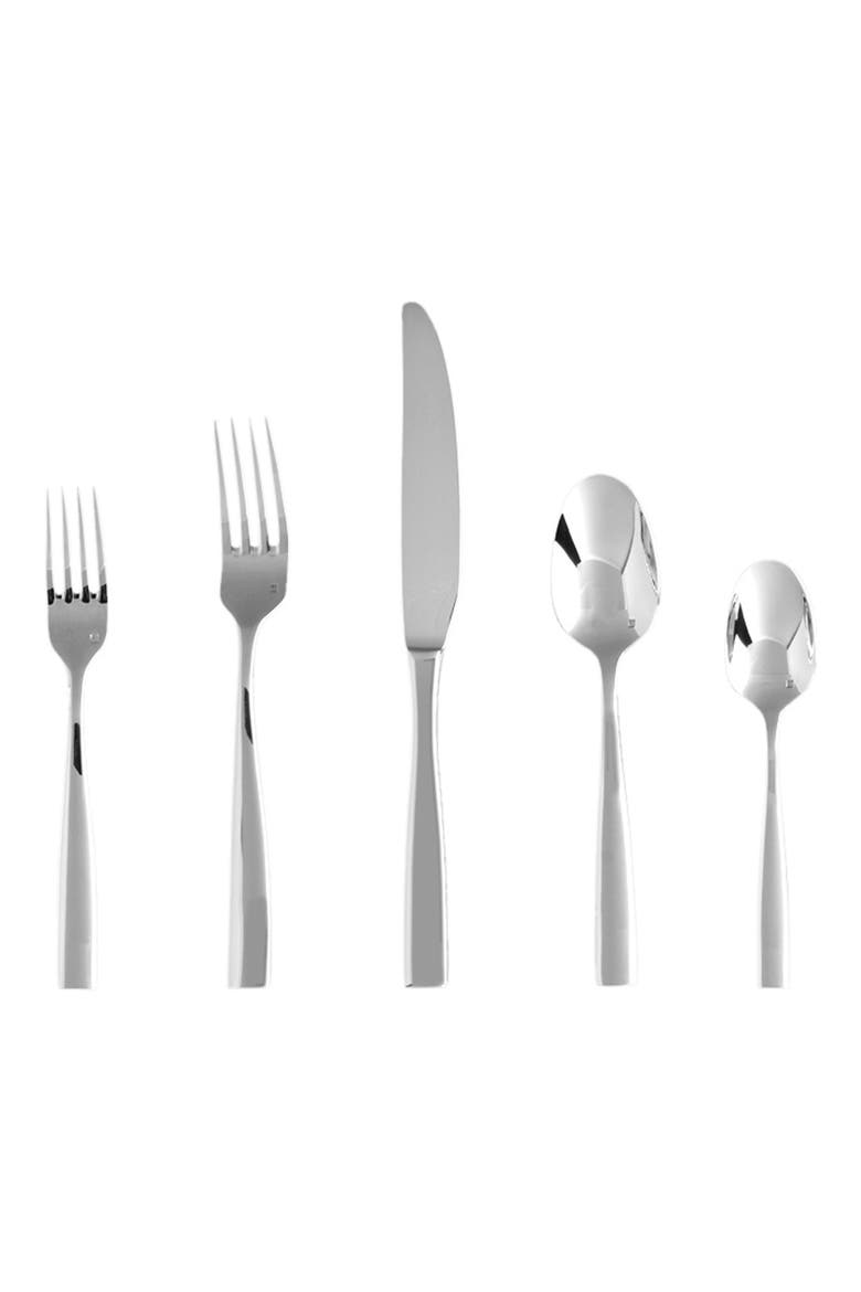 Lucca 20-Piece Flatware Set, Main, color, SILVER