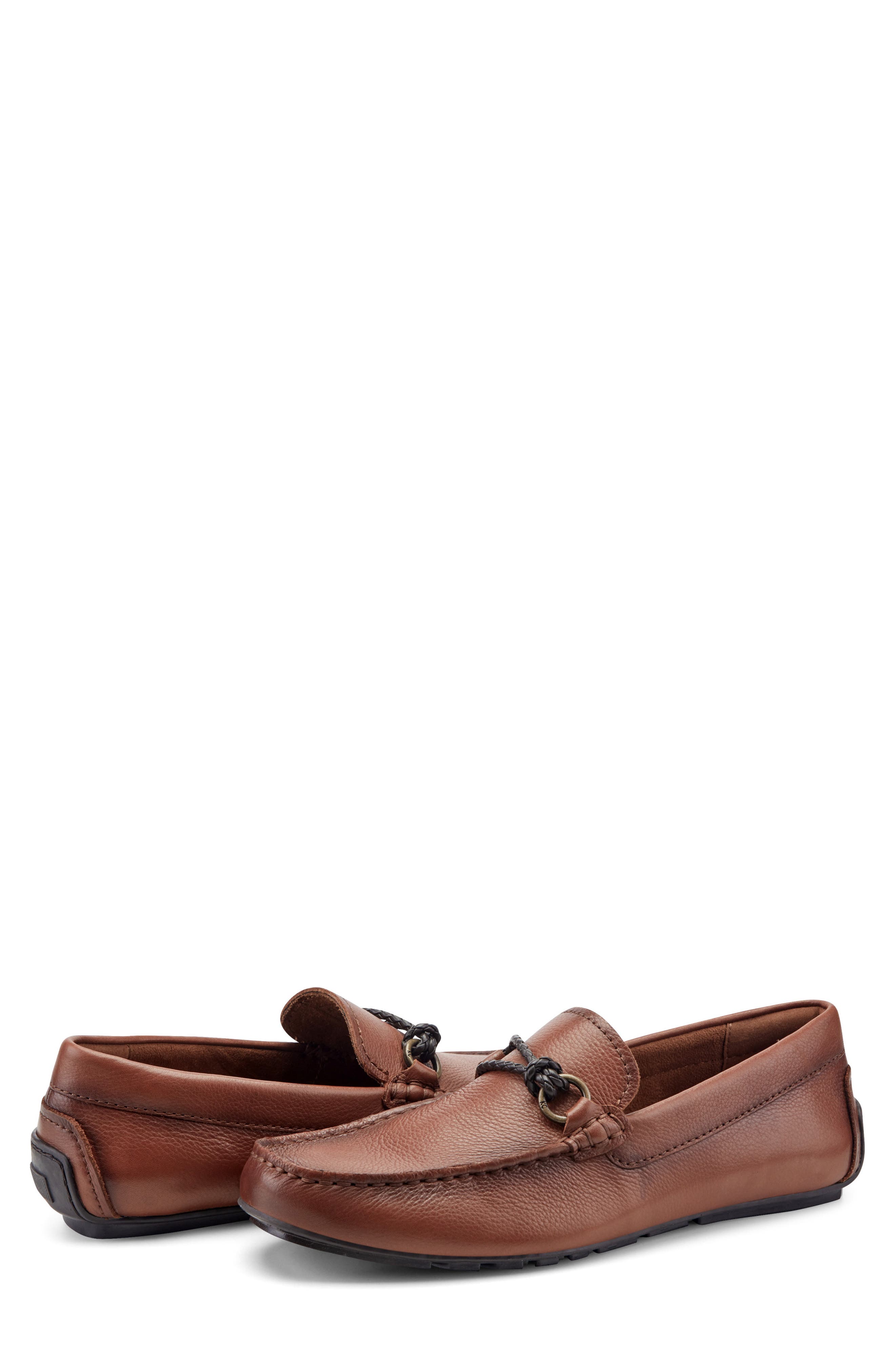 Kenneth Cole New York Dominic Bit Loafer, Alternate, color, Medium Brown