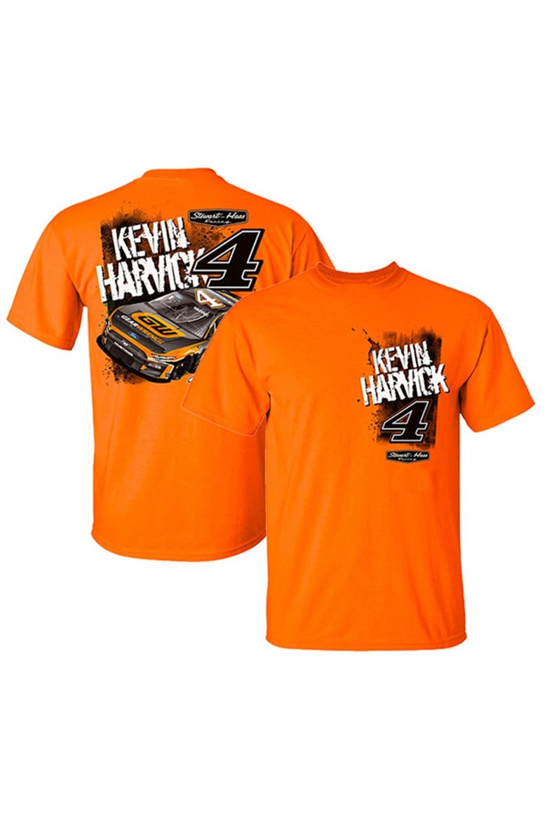 STEWART-HAAS RACING Men's Stewart-Haas Racing Team Collection Orange Kevin Harvick 2023 #4 GearWrench T-Shirt, Main, color, 
