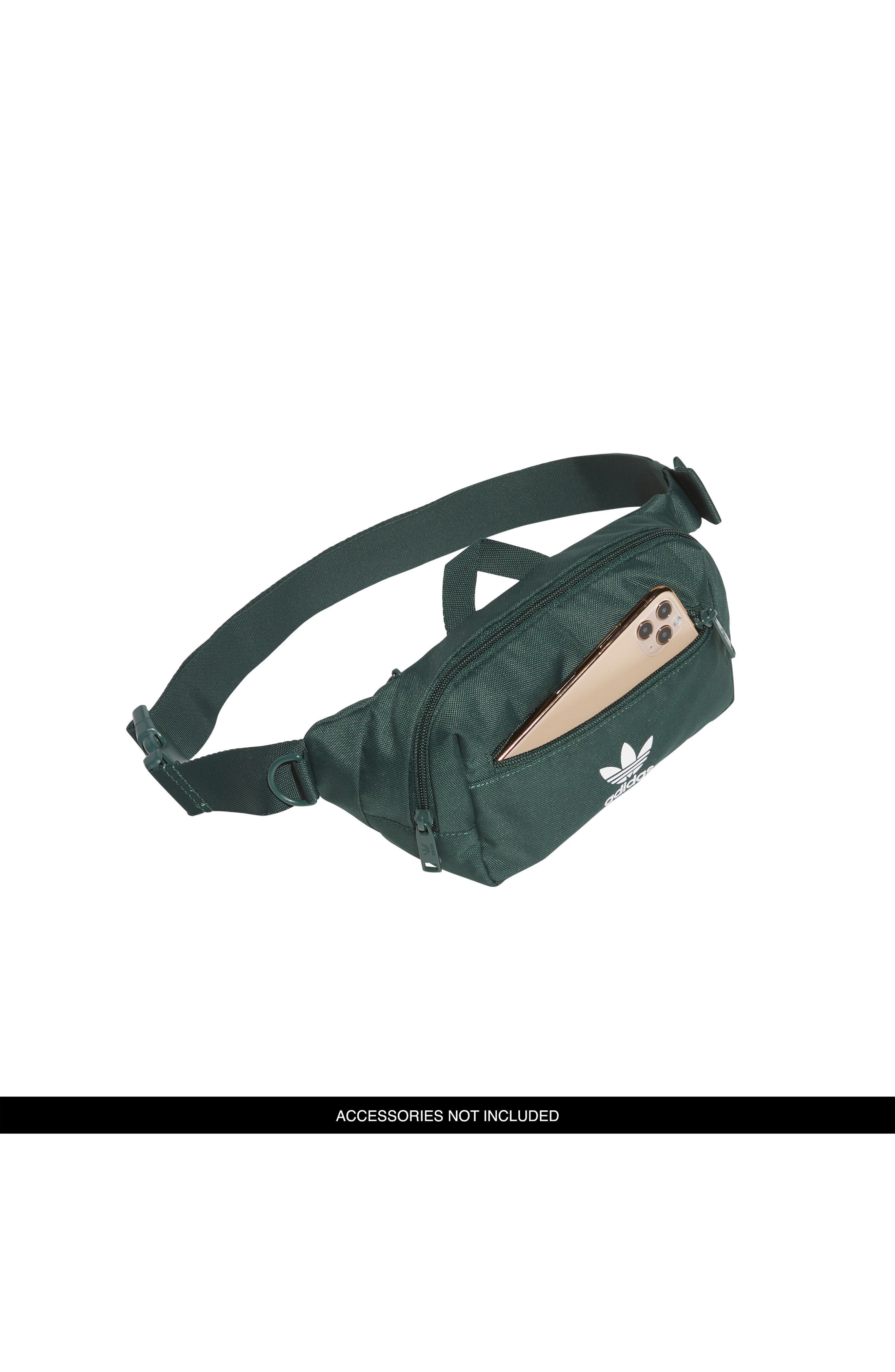 adidas Originals For All Belt Bag, Alternate, color, Mineral Green