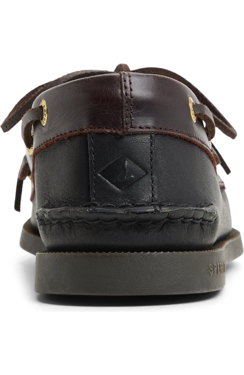 Sperry Authentic Original 2-Eye Boat Shoe, Alternate, color, Black/ Brown