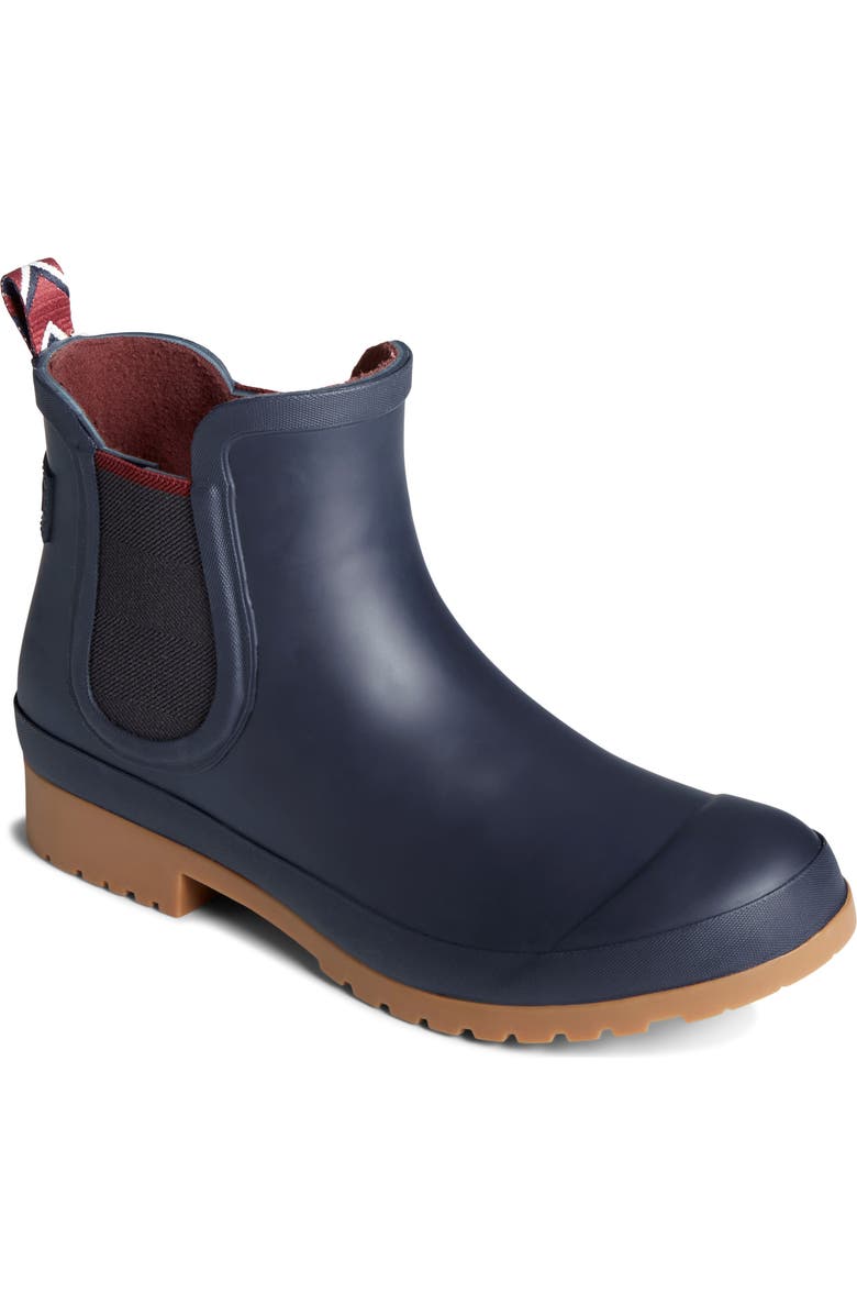 Sperry Top-Sider Walker Chelsea Rain Boot, Main, color, Dark Navy