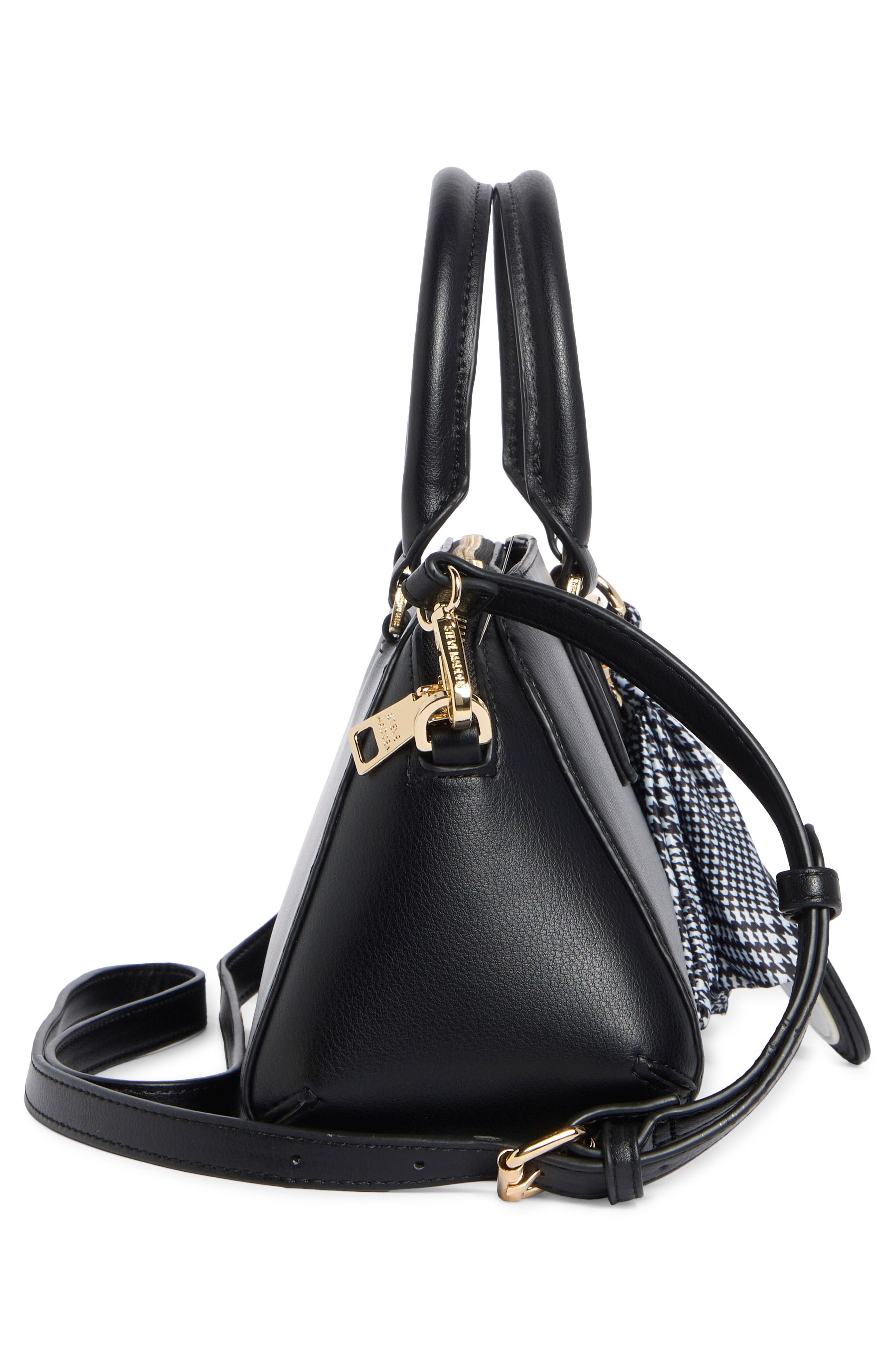 Steve Madden Bkeela East/West Satchel Crossbody Bag, Alternate, color, Black