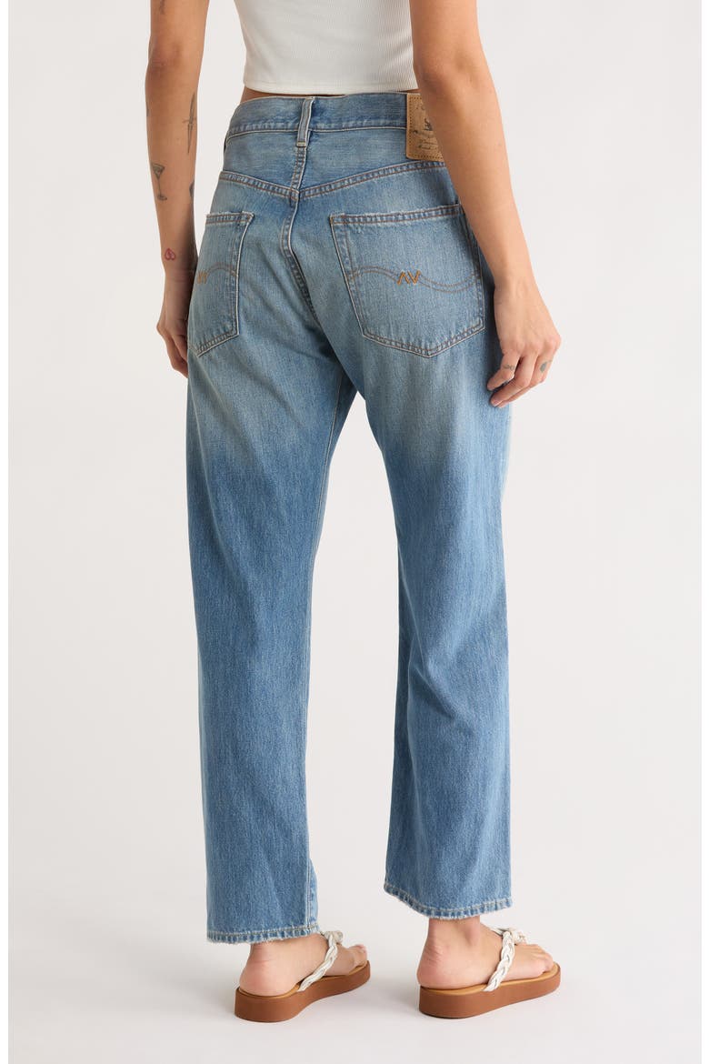 Lucy Straight Leg Boyfriend Jeans, Alternate, color, ALSEN INDIGO W/ RIPS