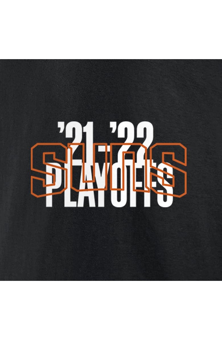 FANATICS Men's Fanatics Branded Black Phoenix Suns 2022 NBA Playoffs Dunk T-Shirt, Alternate, color, 