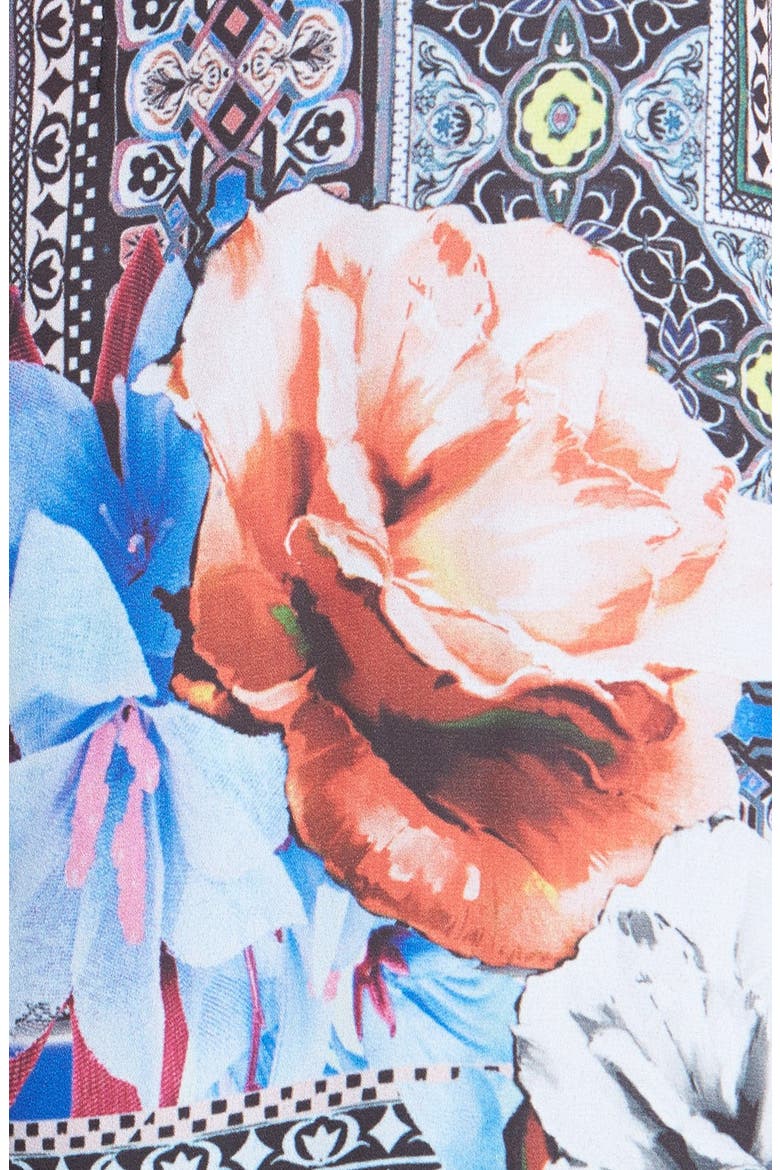 'Byzantine Scarf' Print Top, Alternate, color, MULTI