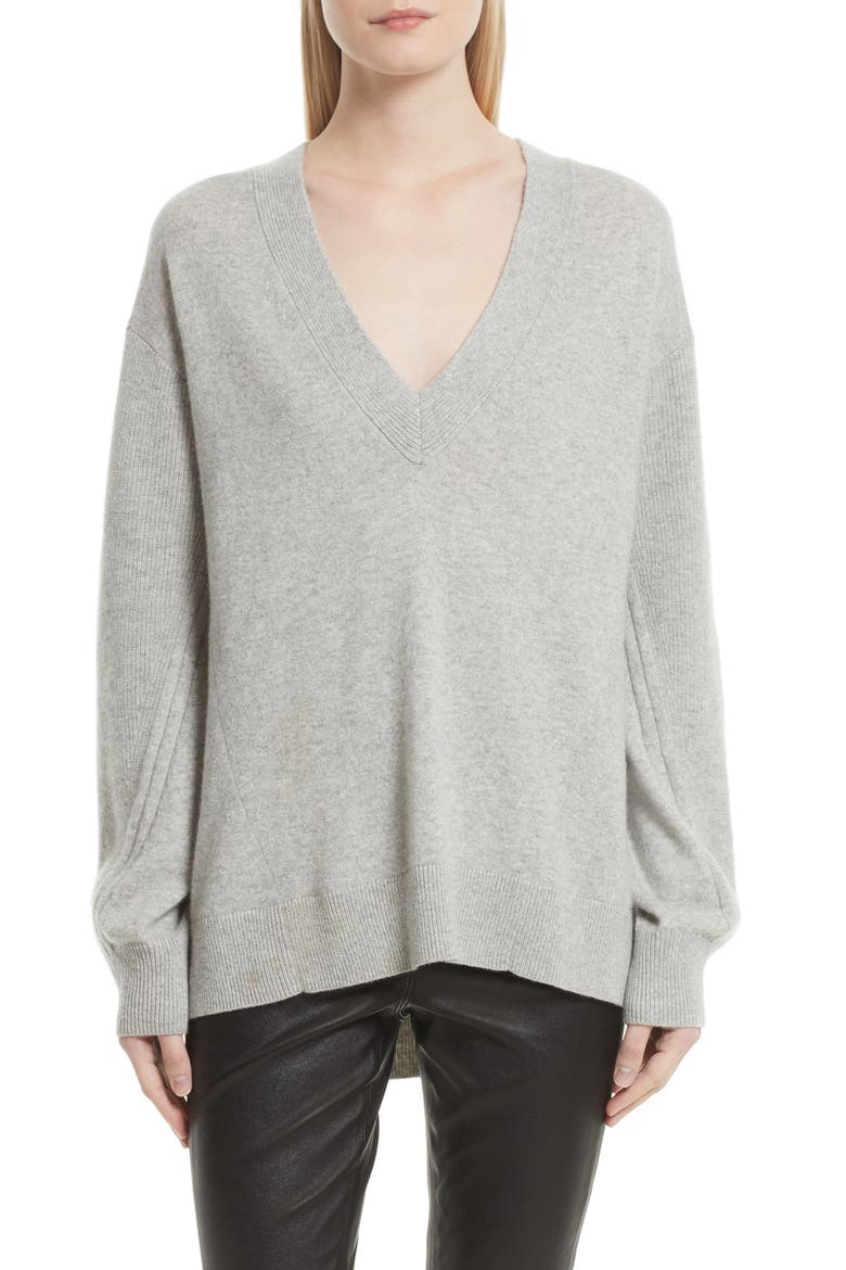 Ace Cashmere Sweater, Main, color, LIGHT GREY