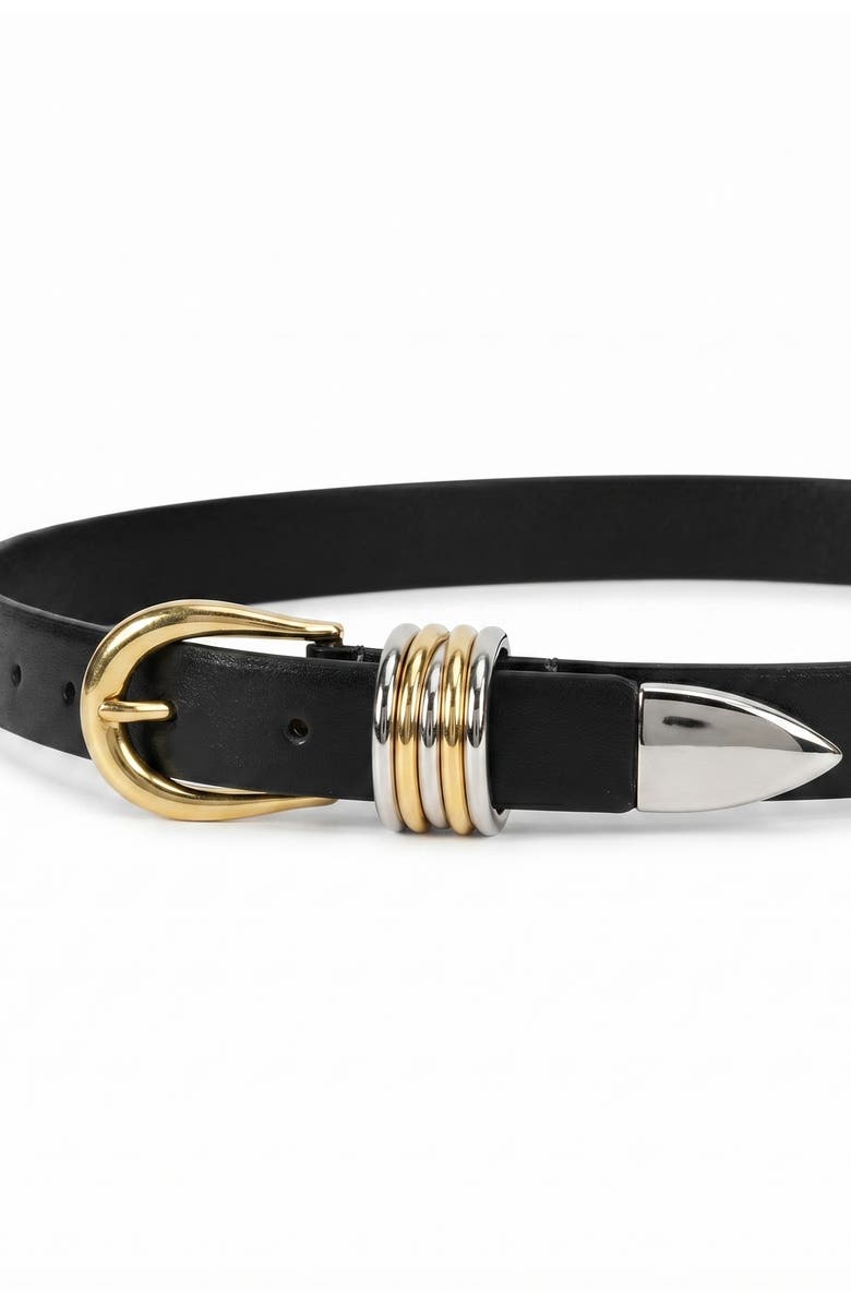 The Noli Shop Blair Belt, Alternate, color, Black