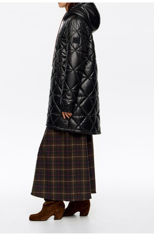 Bimba Y Lola Straight Hooded Puffer In Multi