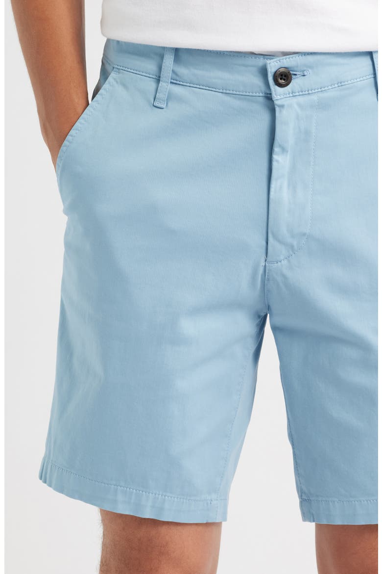 Wanderer 8.5-Inch Stretch Cotton Chino Shorts, Alternate, color, SULFUR FRESH WATER