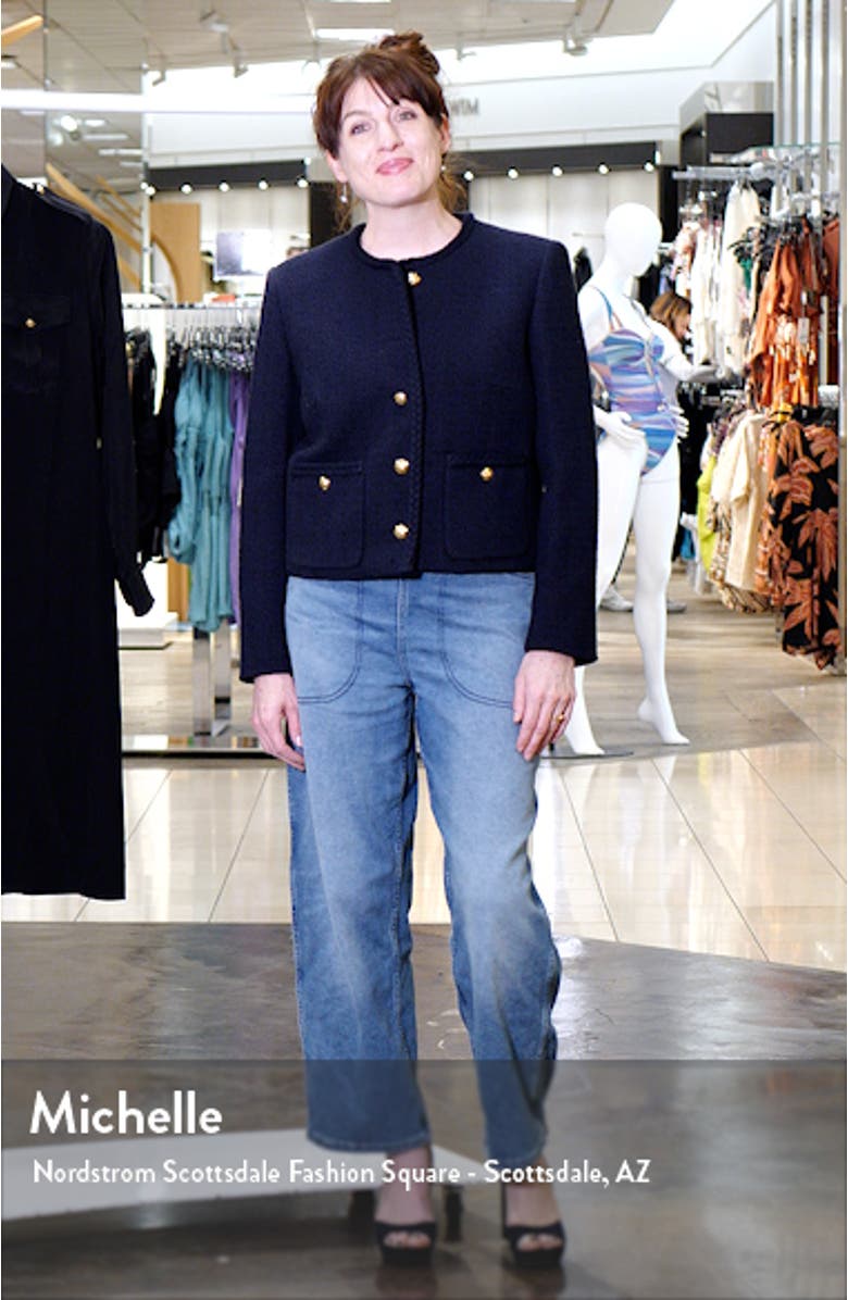 Iman Crop Tweed Jacket, sales video thumbnail