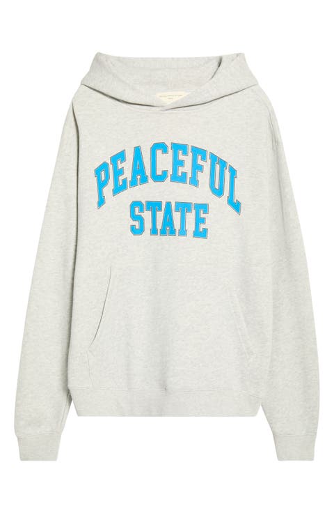 Peaceful Cotton Fleece Hoodie