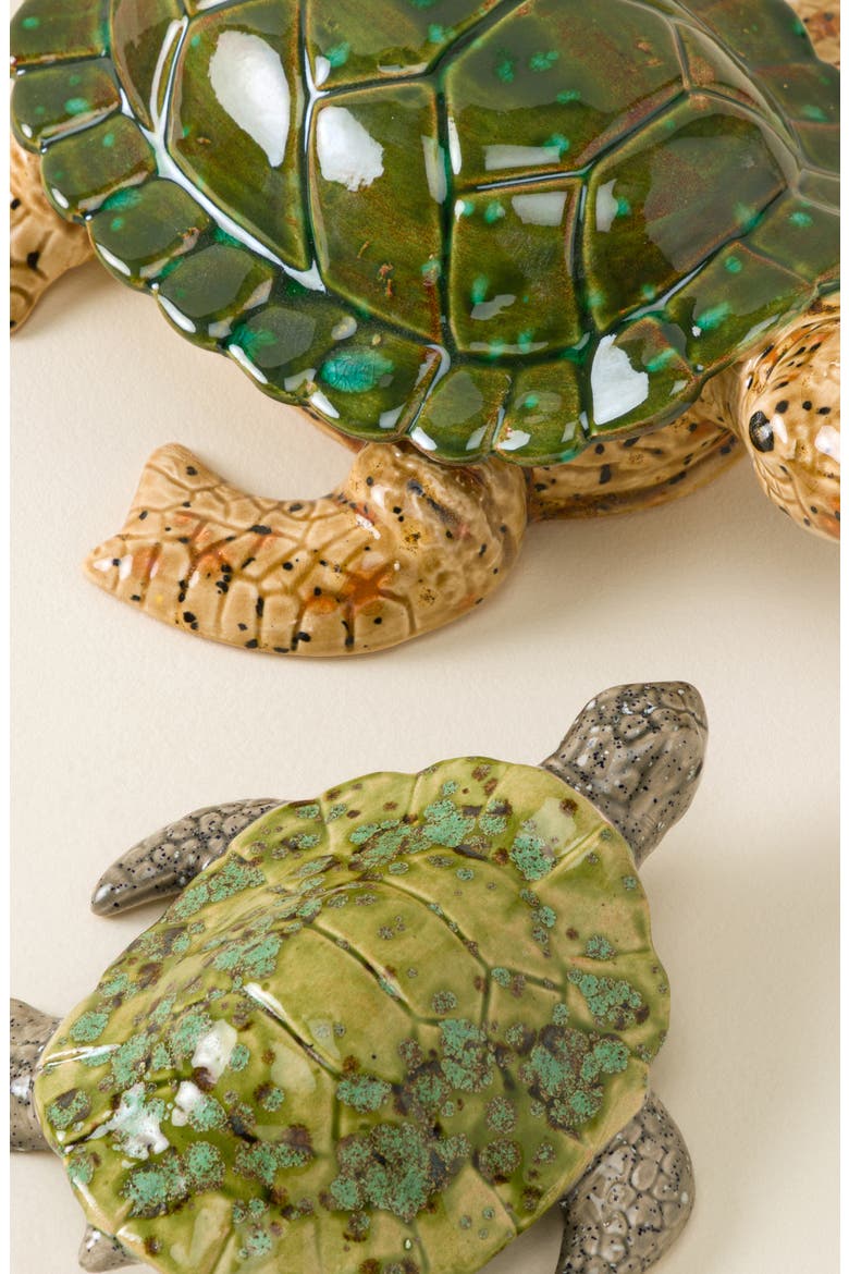 Ceramic Garden Turtles by Goose and Company Ltd, Alternate, color, Multi