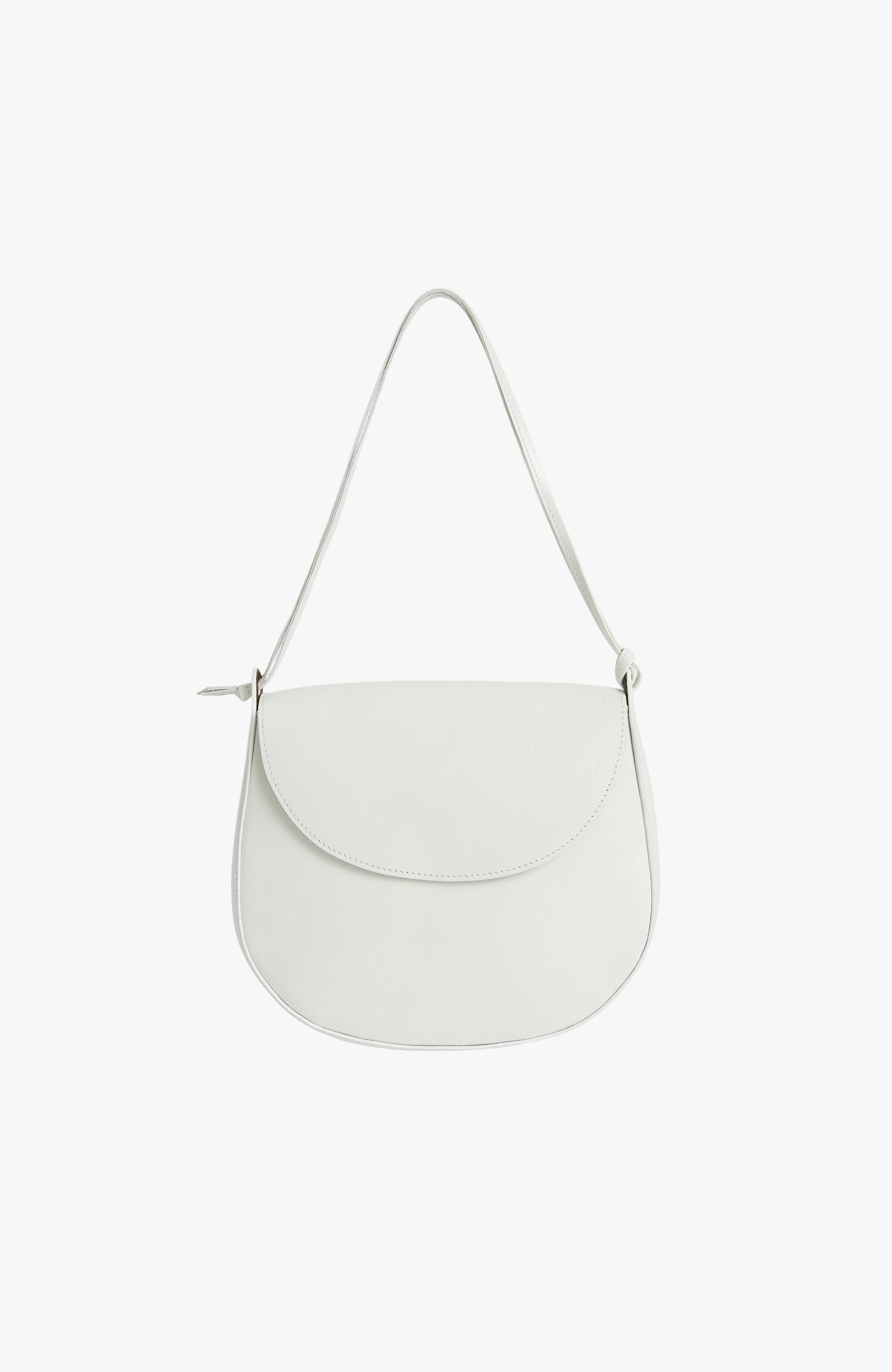 Juliette Leather Shoulder Bag, Main, color, White