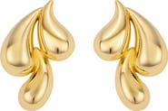 ATHRA LUXE Modern Muse Triple Tear Drop Earrings