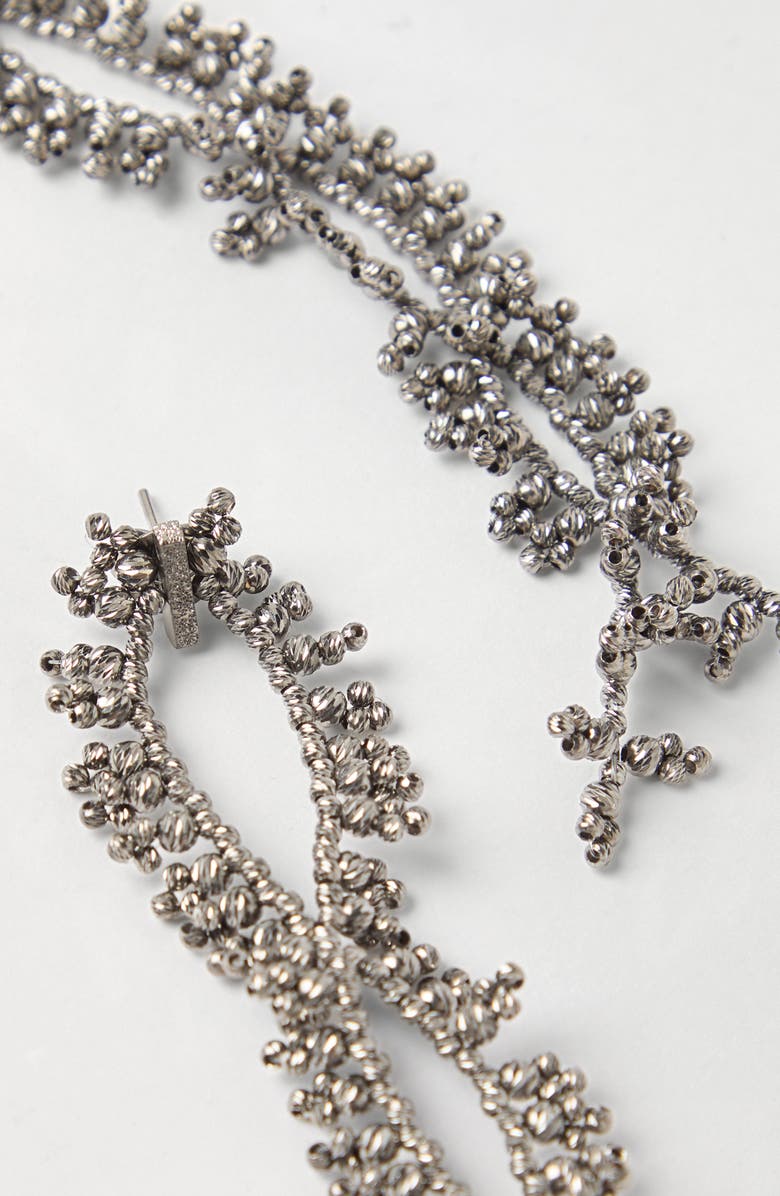 Brunello Cucinelli Knotted earrings, Alternate, color,