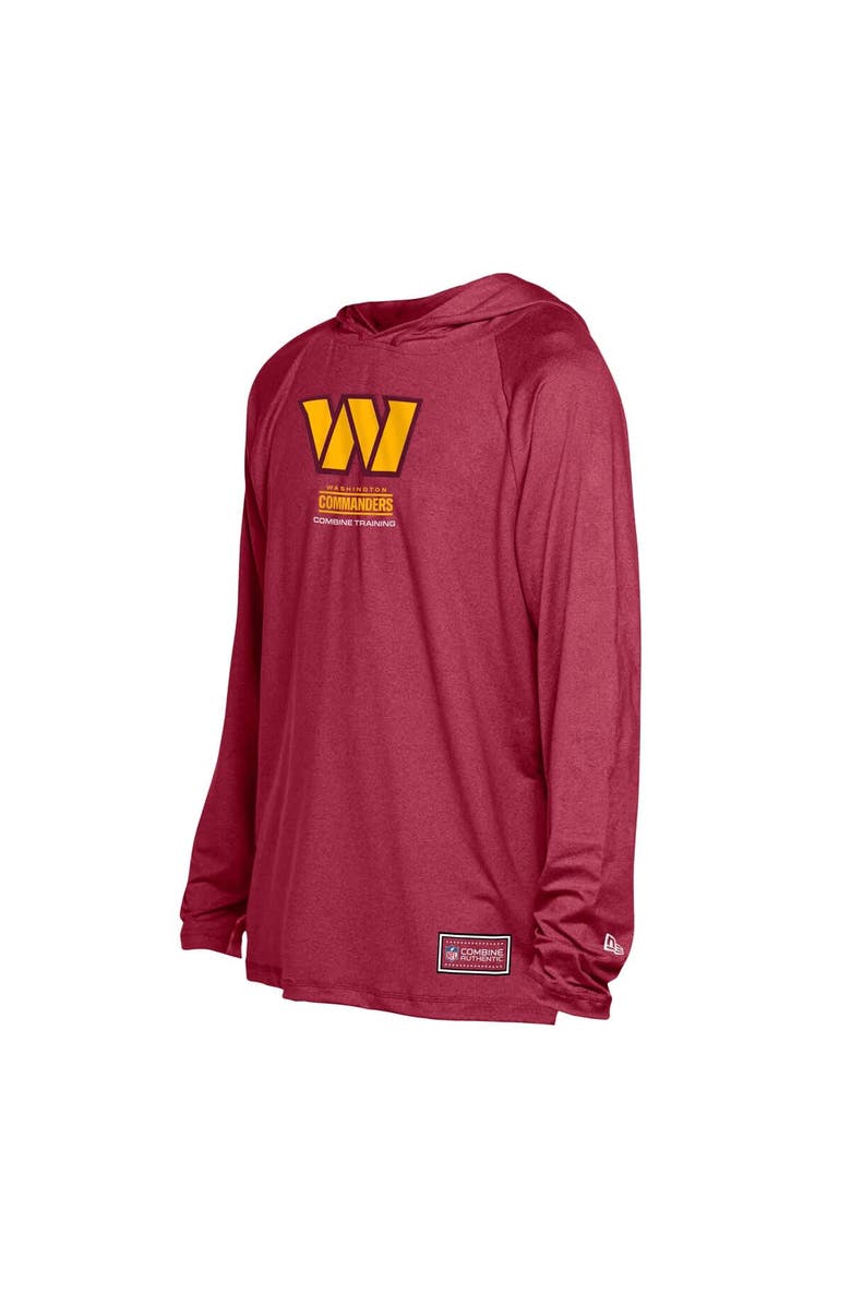 New Era Men's New Era Burgundy Washington Commanders Functional Fandom Hoodie, Alternate, color, Burgundy