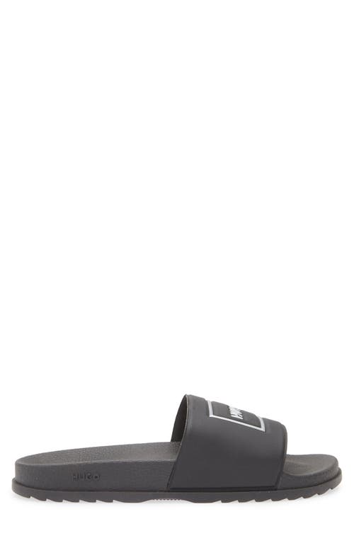 Hugo Boss Boss Match It Slide Sandal In Black
