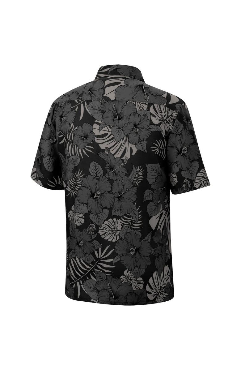COLOSSEUM Men's Colosseum Black Vanderbilt Commodores The Dude Camp Button-Up Shirt, Alternate, color, 