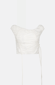 SAEMDI Simmi Smocked Cotton Top
