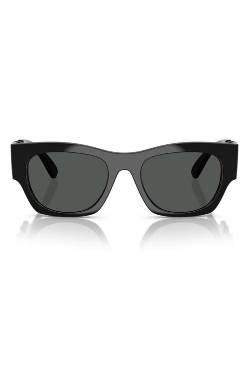Versace 52mm Pillow Sunglasses In Black