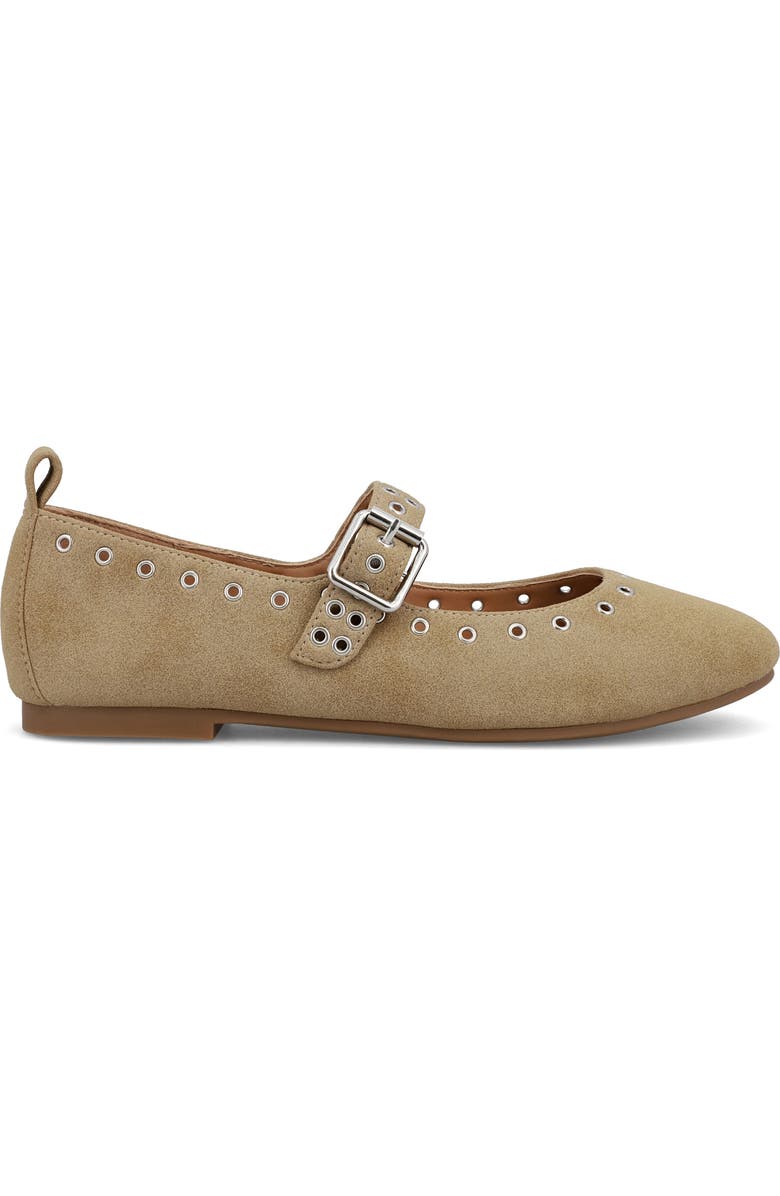 MIA Ulani Grommet Mary Jane Flat, Alternate, color, Sand