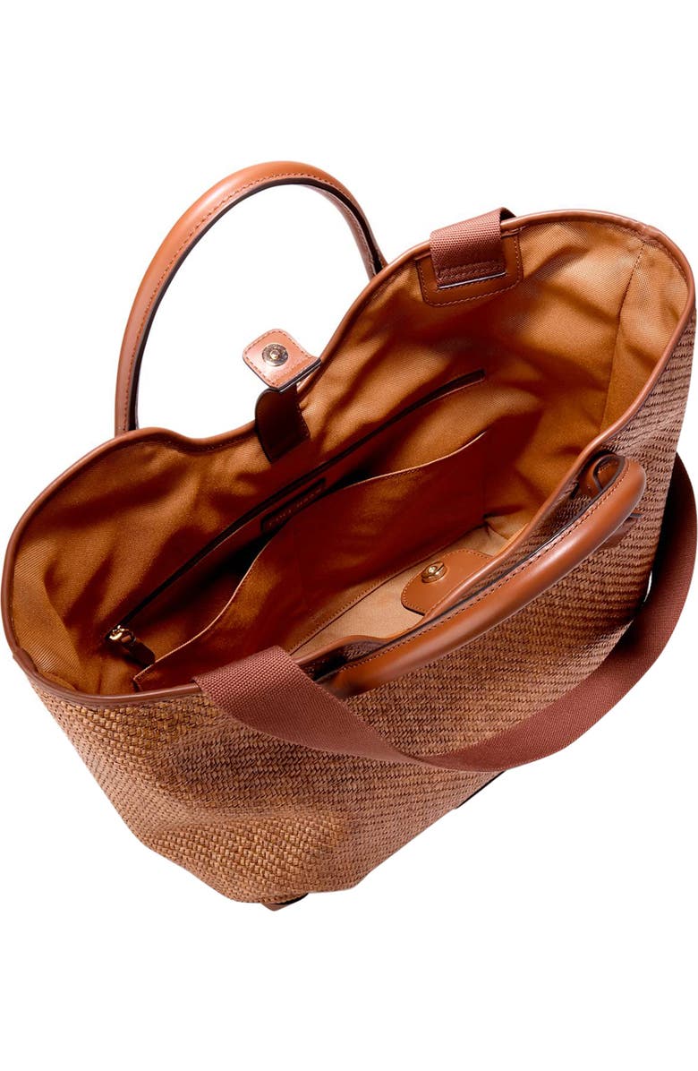 Cole Haan Amagansett Raffia Tote, Alternate, color, Natural Tan