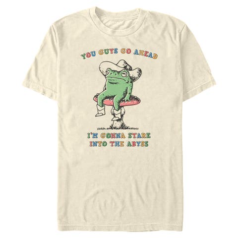 Men's Cowboy Frog Abyss Stare Short Sleeve Graphic T-shirt