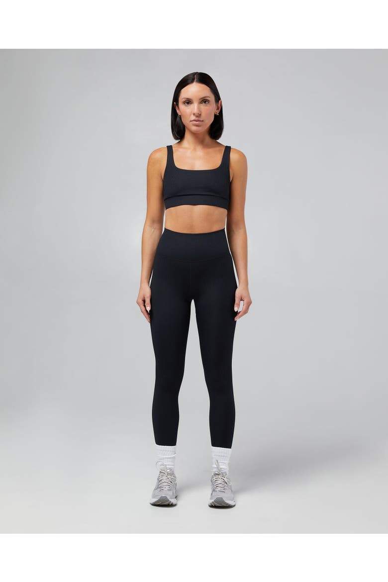 RIB LEGGING, Alternate, color, JET BLACK