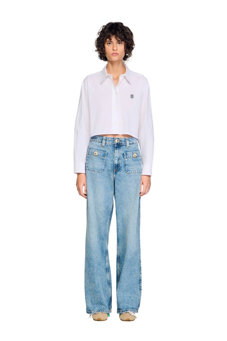 Faded jeans, Alternate, color, Blue jean
