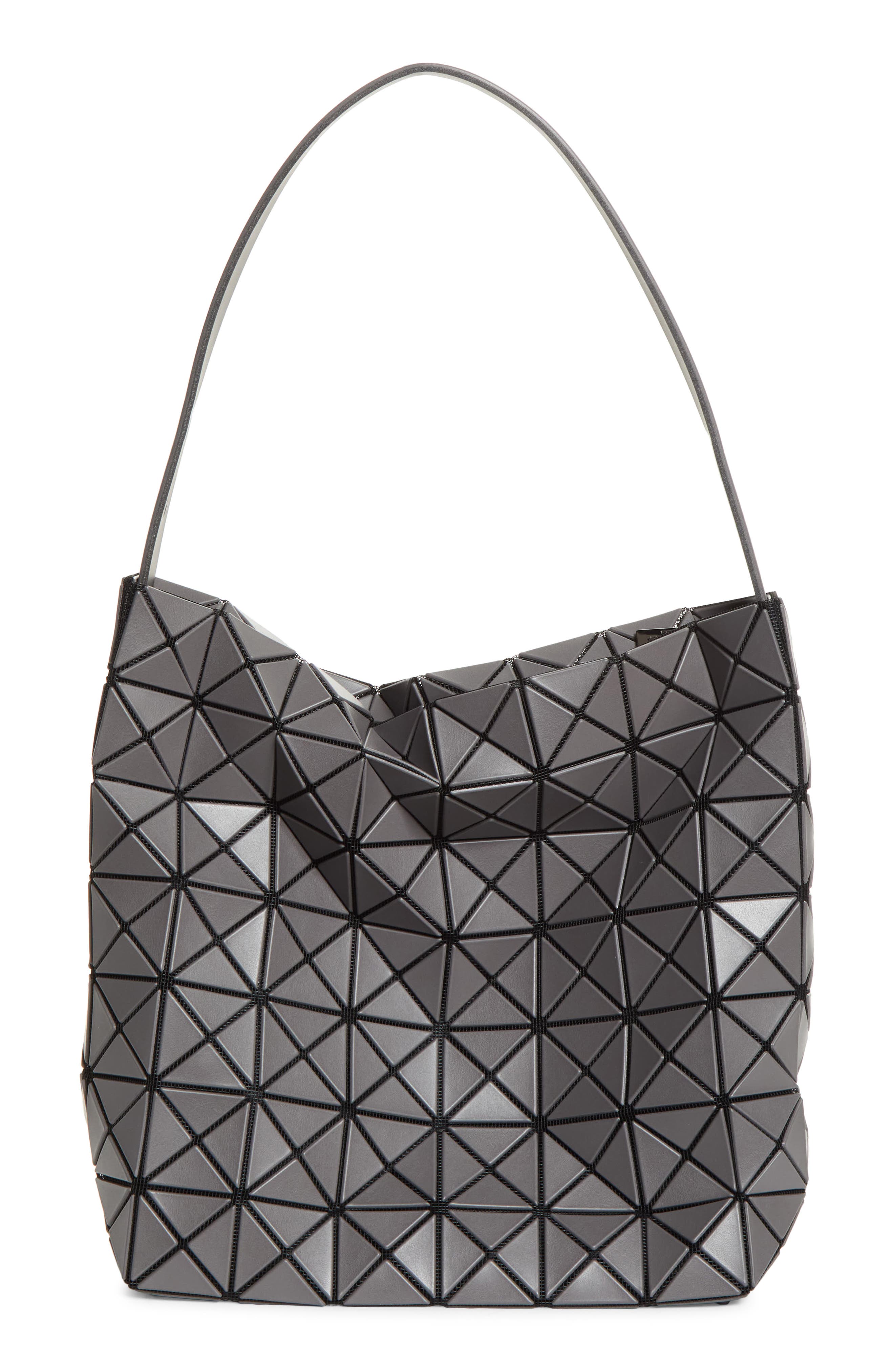 Bao Bao Issey Miyake Valley Hobo Bag, Alternate, color, Charcoal