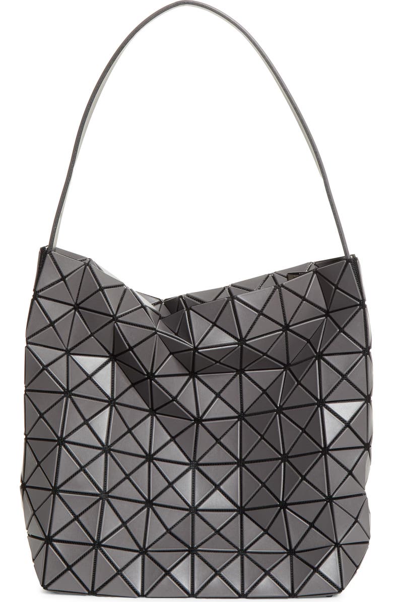 Bao Bao Issey Miyake Valley Hobo Bag, Alternate, color, Charcoal