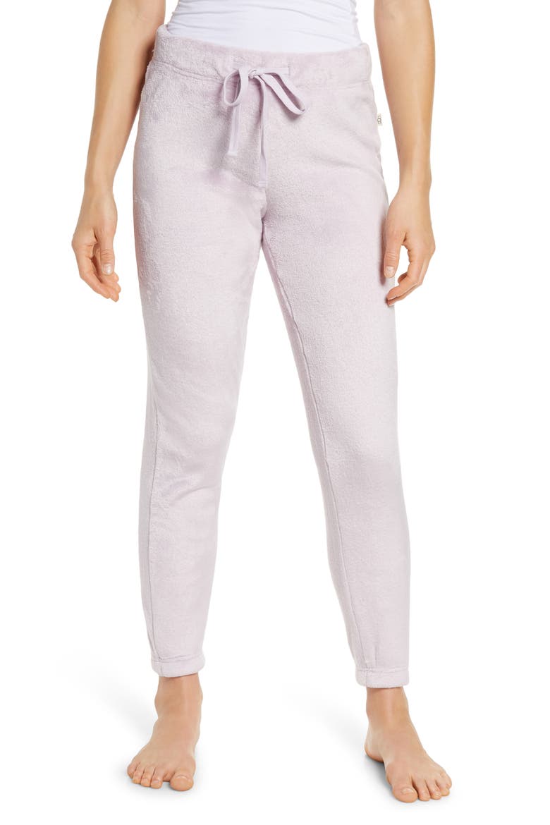 Betsey Fleece Joggers, Main, color, LILAC FROST