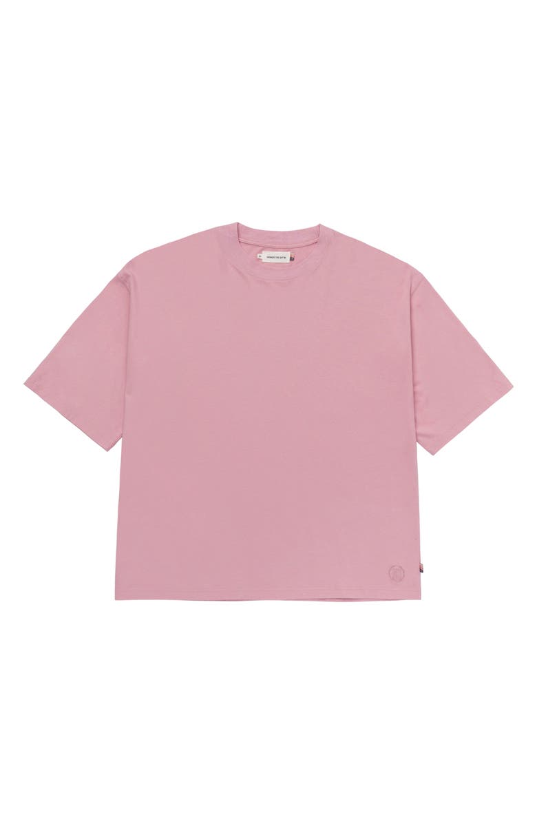 HONOR THE GIFT Crest Logo Embroidered Box T-Shirt, Alternate, color,