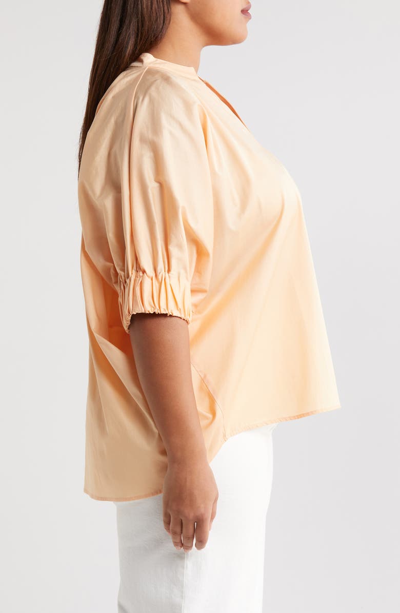 HARSHMAN Medina Elbow Sleeve Top, Alternate, color, Apricot Ice
