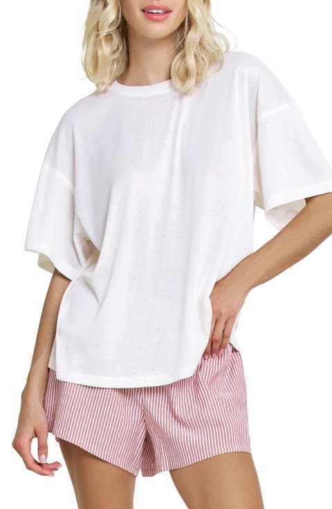 Hangout Pointelle Pajama T-Shirt