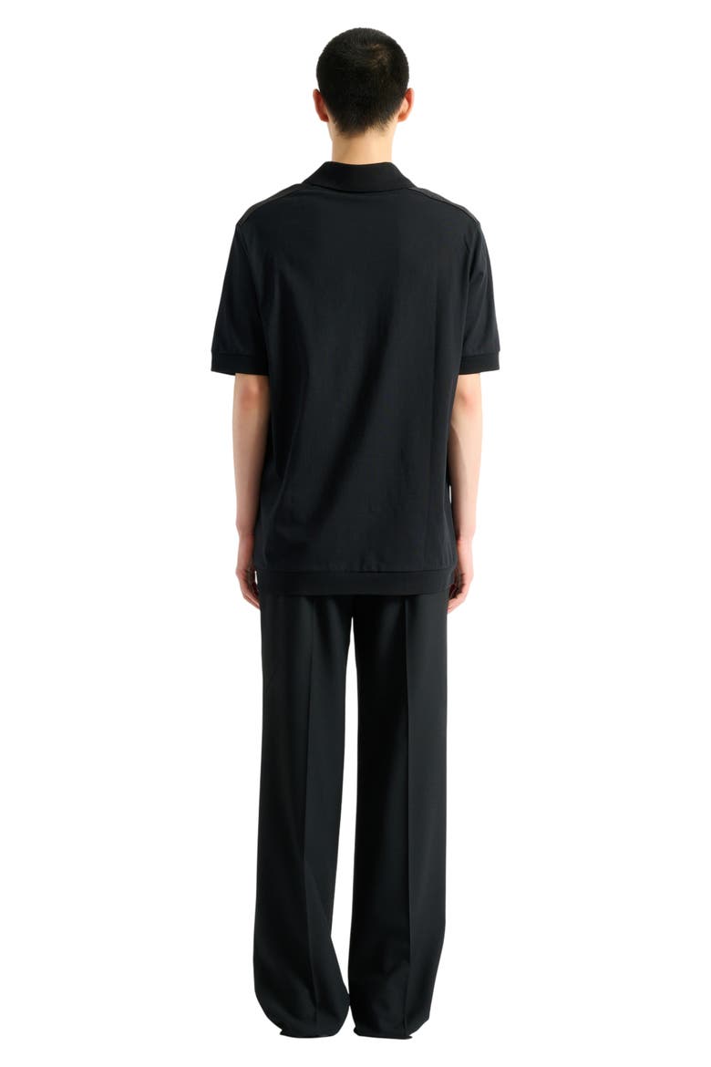Vintage Utility polo, Alternate, color, black