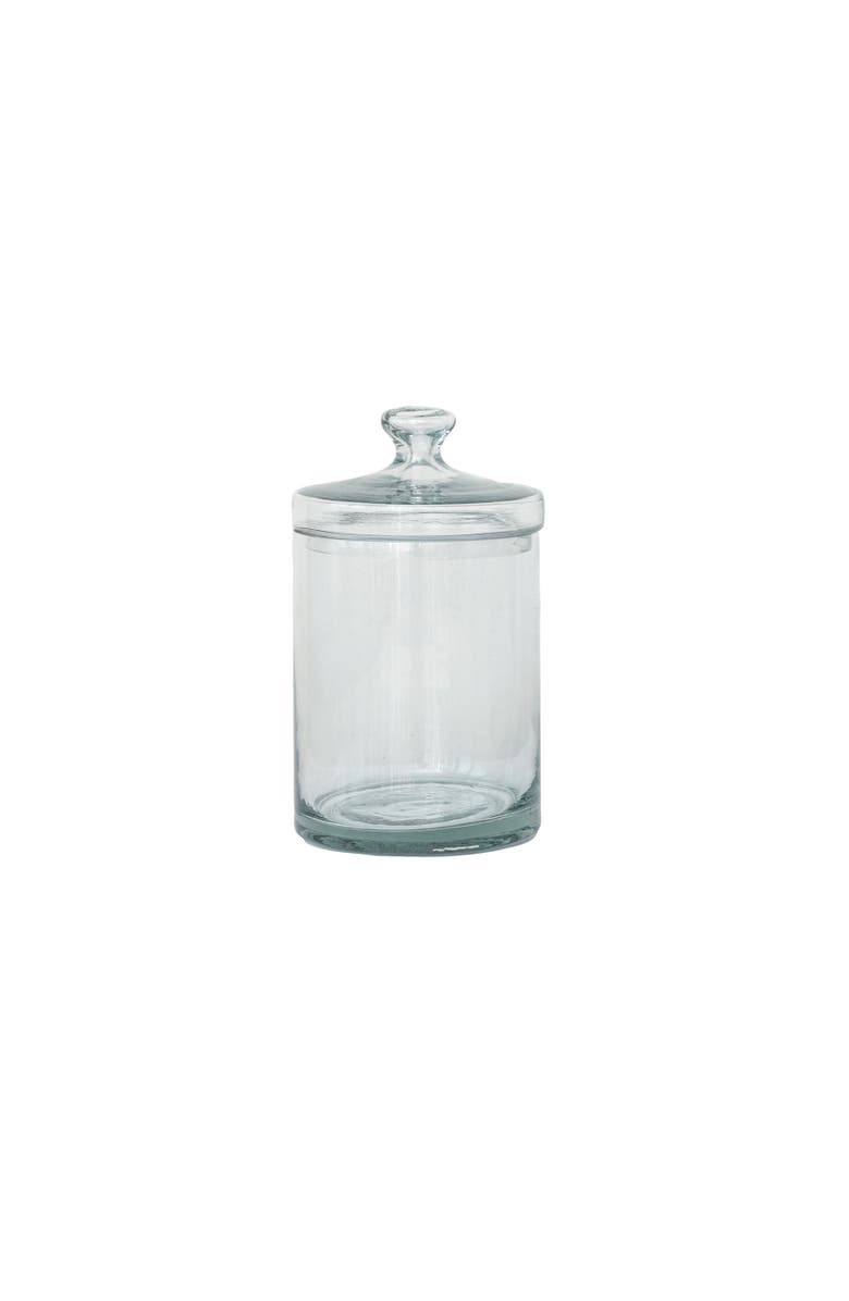Storied Home Compact Jar with Lid, Main, color, Clear